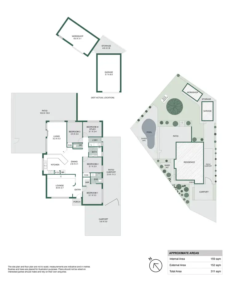 Floorplan of Homely house listing, 9 Farren Heights, Clarkson WA 6030