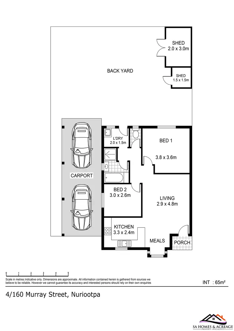 Floorplan of Homely house listing, 4/160 Murray Street, Nuriootpa SA 5355
