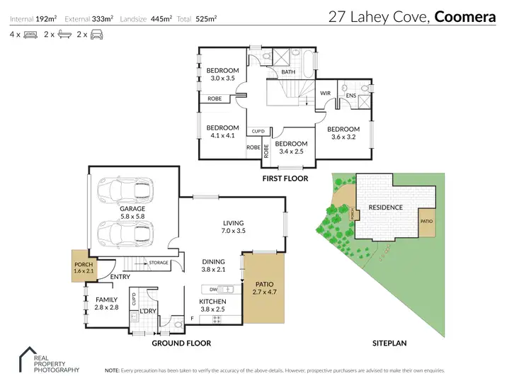 Floorplan of Homely house listing, 27 Lahey Cove, Coomera QLD 4209