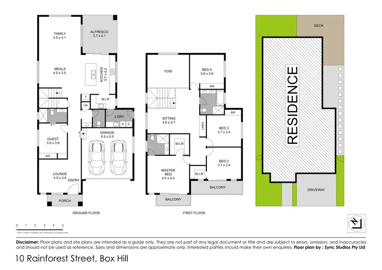 Floorplan of Homely house listing, 10 Rainforest Street (Rouse Hill Heights), Box Hill NSW 2765