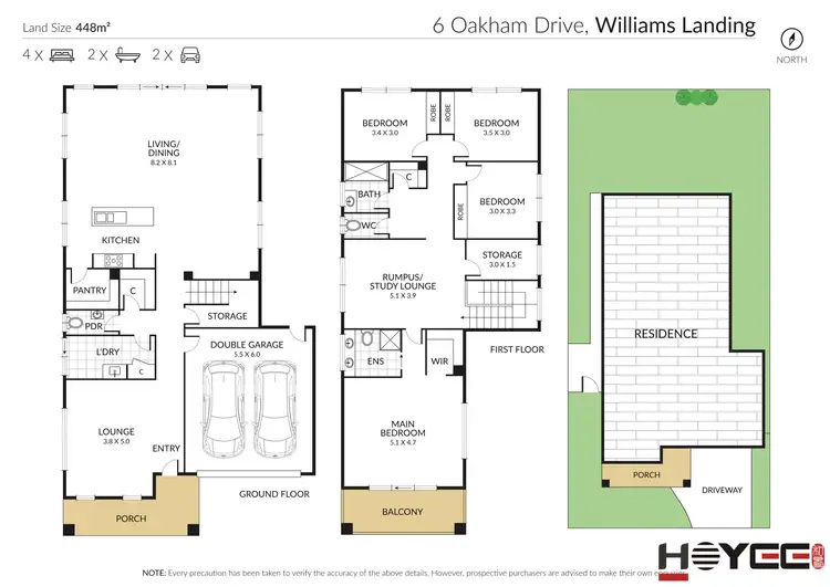 Floorplan of Homely house listing, 6 Oakham Drive, Williams Landing VIC 3027