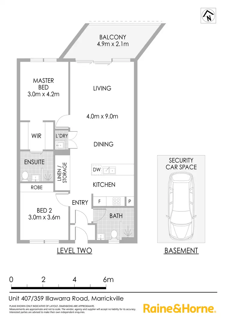 Floorplan of Homely apartment listing, C407/359 Illawarra Road, Marrickville NSW 2204