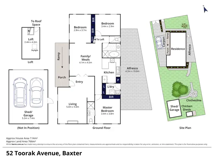 Floorplan of Homely house listing, 52 Toorak Avenue, Baxter VIC 3911