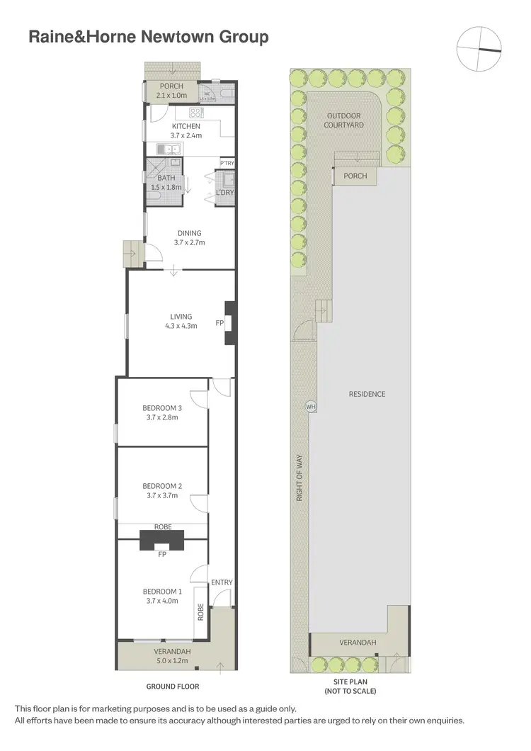 Floorplan of Homely house listing, 5 Reiby Street, Newtown NSW 2042