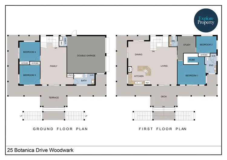 Floorplan of Homely house listing, 25 Botanica Drive, Woodwark QLD 4802