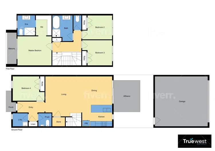 Floorplan of Homely townhouse listing, 10 Kronos Walk, Wollert VIC 3750