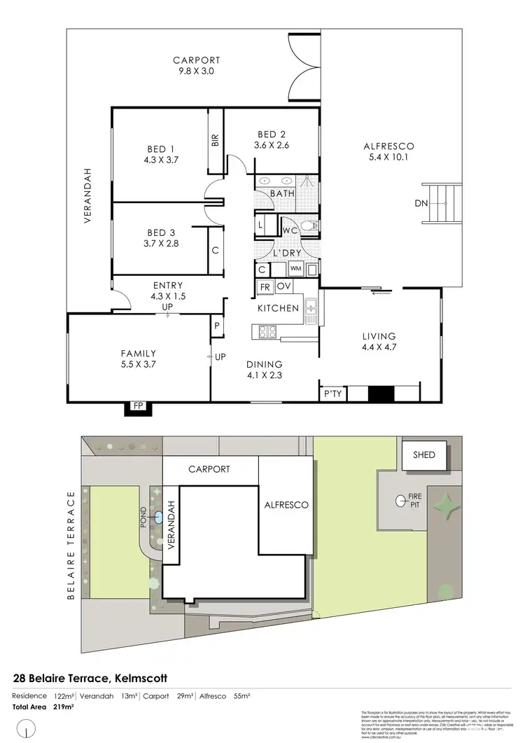 Floorplan of Homely house listing, 28 Belaire Terrace, Kelmscott WA 6111