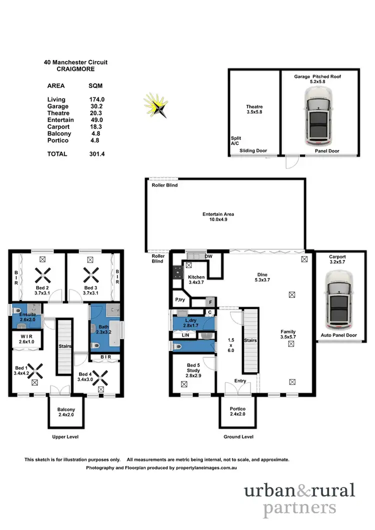 Floorplan of Homely house listing, 40 Manchester Circuit, Craigmore SA 5114
