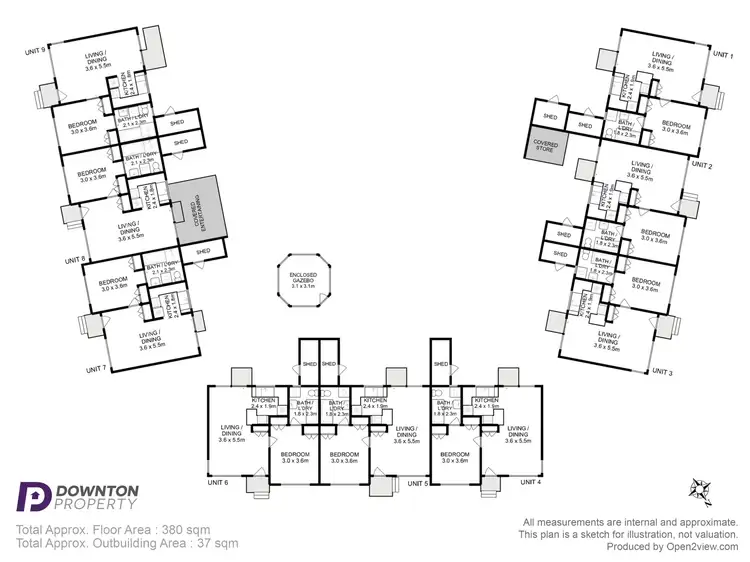 Floorplan of Homely block of units listing, 1 Danina Street, Chigwell TAS 7011