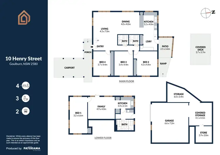 Floorplan of Homely house listing, 10 Henry Street, Goulburn NSW 2580