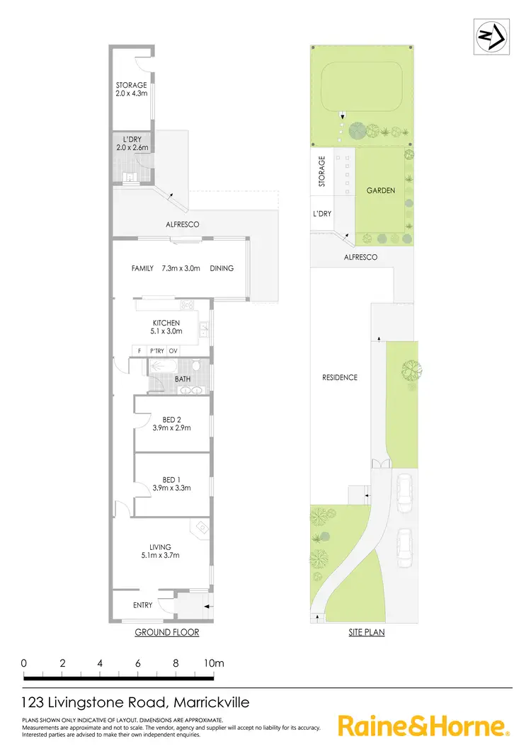 Floorplan of Homely house listing, 123 Livingstone Road, Marrickville NSW 2204