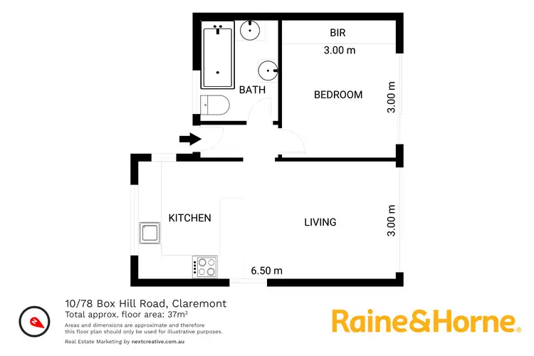 Floorplan of Homely unit listing, 10/78 Box Hill Road, Claremont TAS 7011