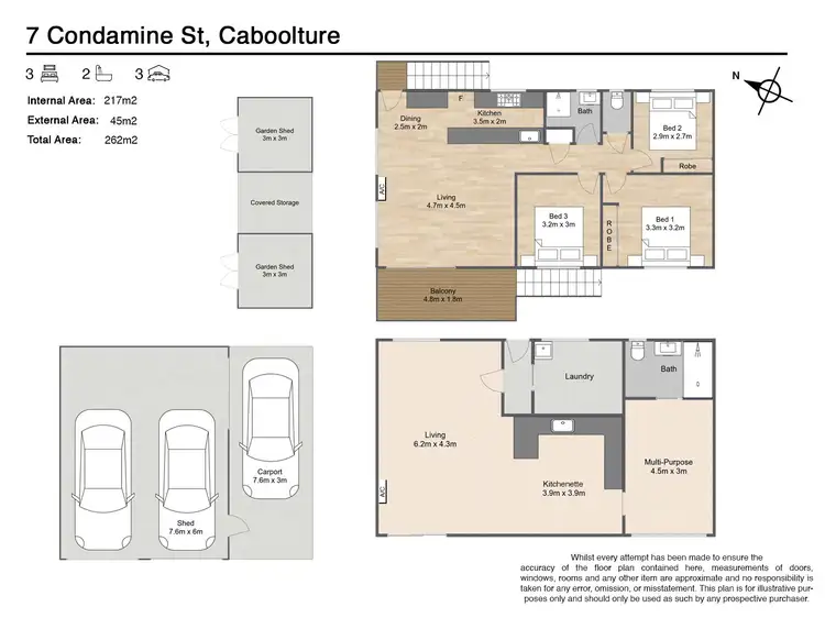 Floorplan of Homely house listing, 7 Condamine Street, Caboolture QLD 4510