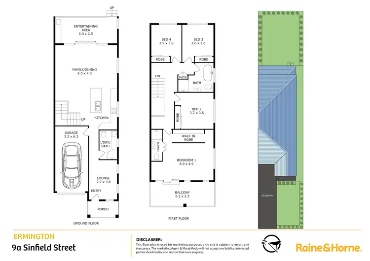 Floorplan of Homely house listing, 9A Sinfield Street, Ermington NSW 2115