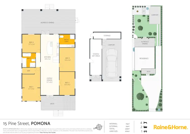 Floorplan of Homely house listing, 15 Pine Street, Pomona QLD 4568