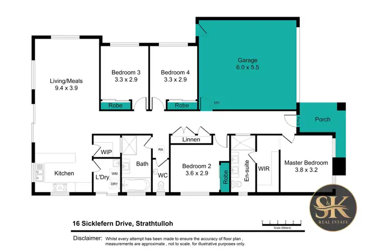 Floorplan of Homely house listing, 16 Sicklefern Drive, Strathtulloh VIC 3338