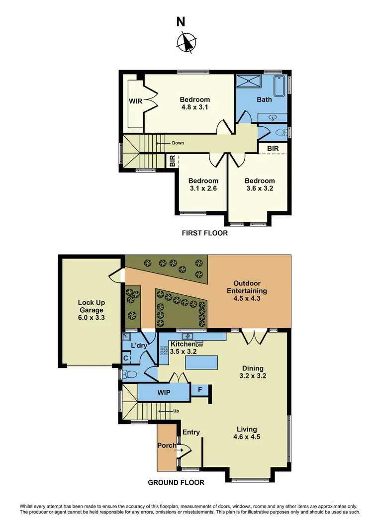 Floorplan of Homely townhouse listing, 7/43-45 Walter Street, Williamstown North VIC 3016