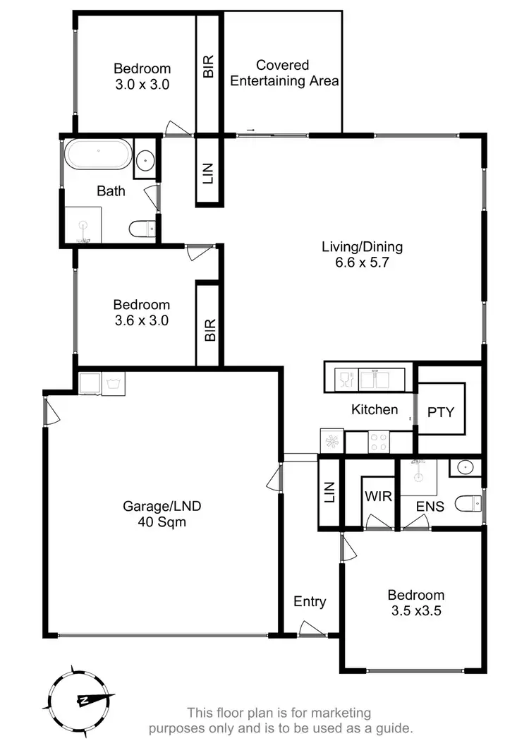 Floorplan of Homely house listing, 7 Dart Lane, Rokeby TAS 7019
