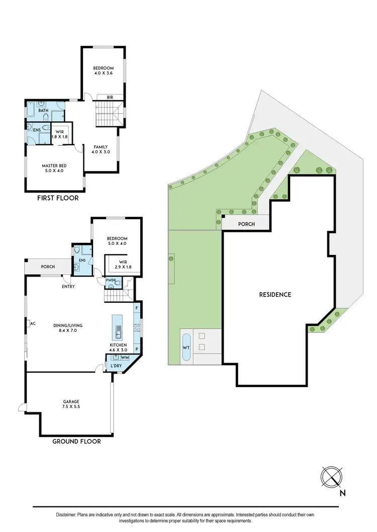 Floorplan of Homely townhouse listing, 1/23 Emery Drive, Dingley Village VIC 3172