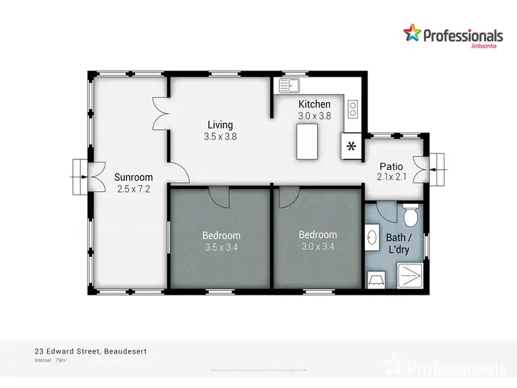 Floorplan of Homely house listing, 23 Edward Street, Beaudesert QLD 4285