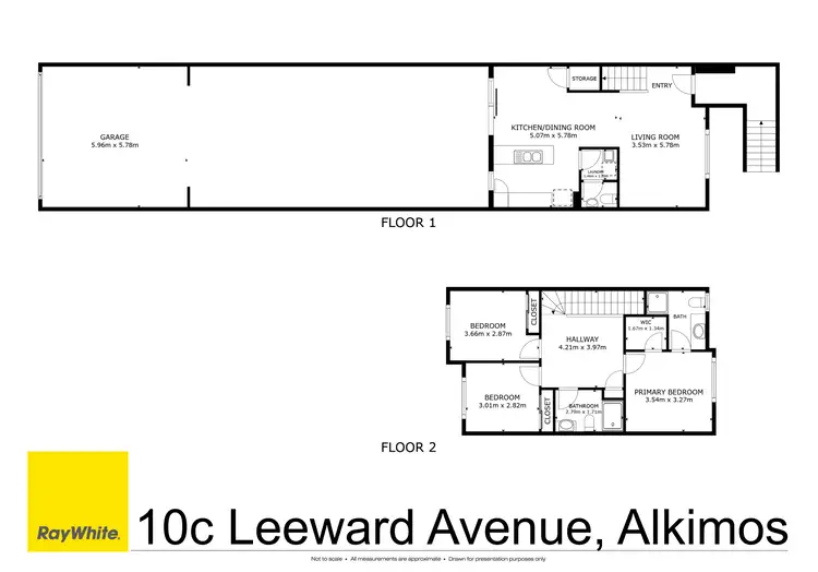 Floorplan of Homely house listing, 10C Leeward Avenue, Alkimos WA 6038