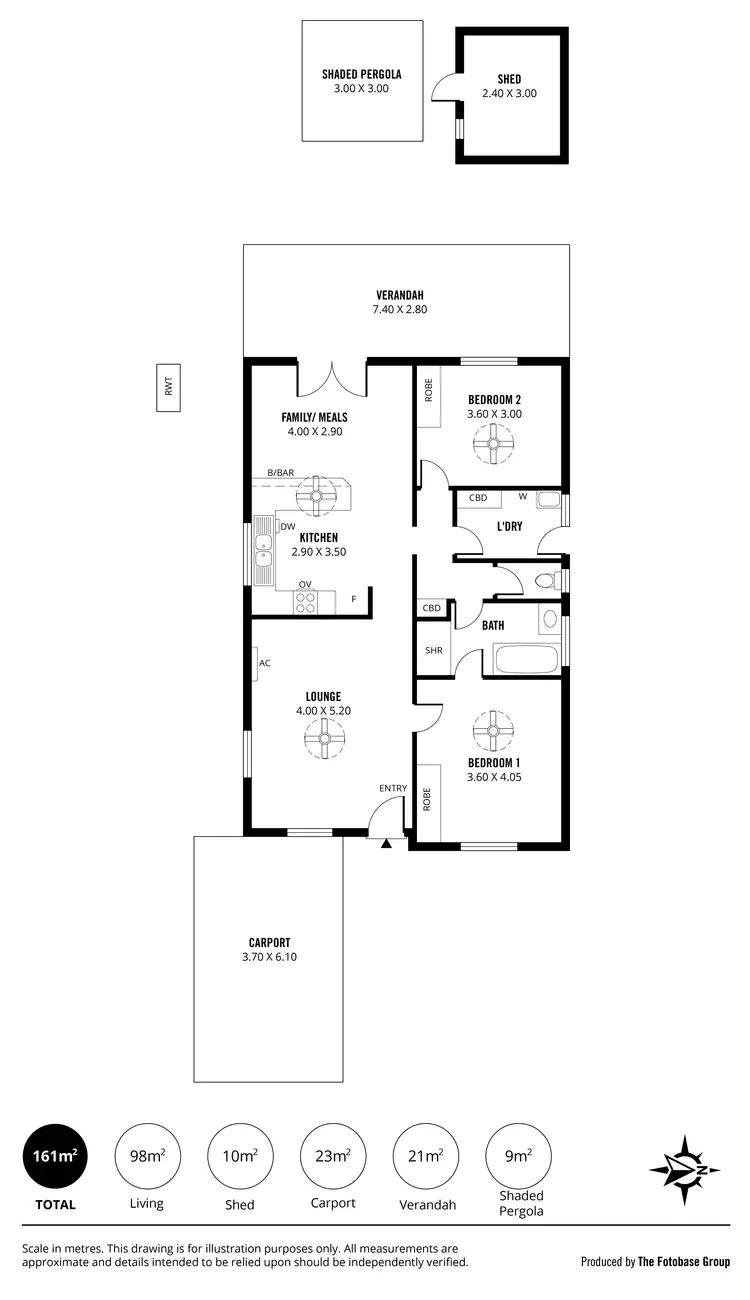 Floorplan of Homely house listing, 24B Pridmore Avenue, Mclaren Vale SA 5171