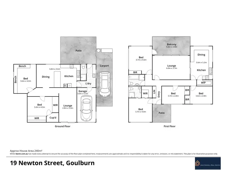 Floorplan of Homely house listing, 19 Newton St, Goulburn NSW 2580