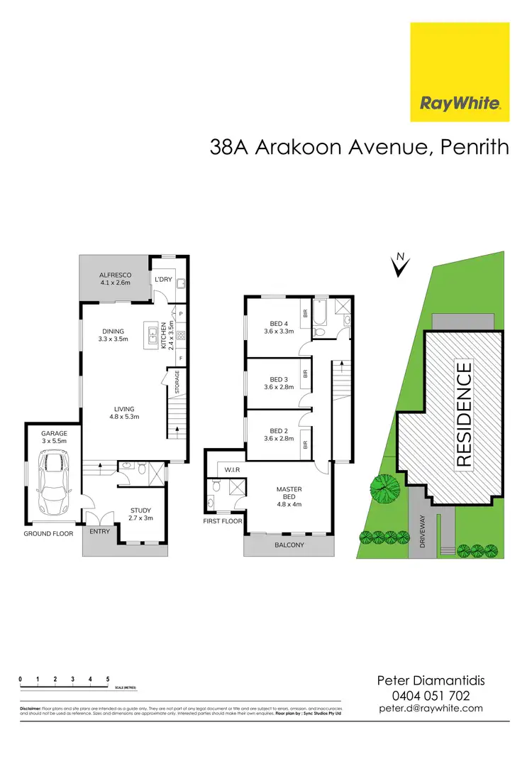 Floorplan of Homely semi-detached listing, 38a Arakoon Avenue, Penrith NSW 2750
