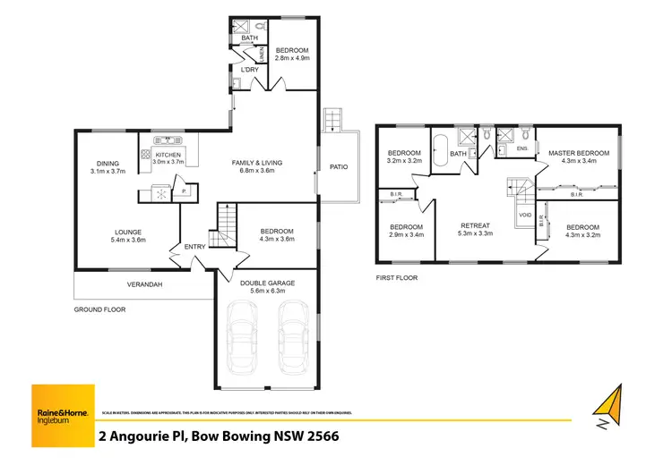 Floorplan of Homely house listing, 2 Angourie Place, Bow Bowing NSW 2566