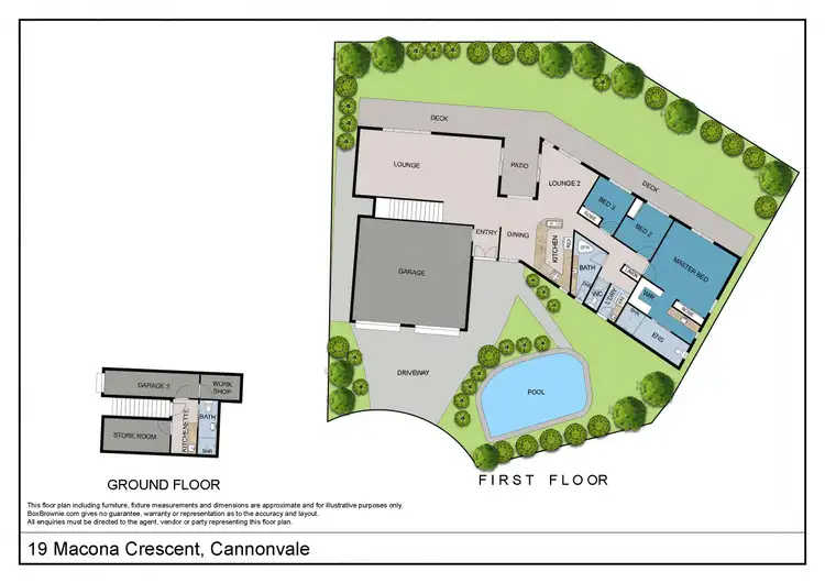 Floorplan of Homely house listing, 19 Macona Crescent, Cannonvale QLD 4802