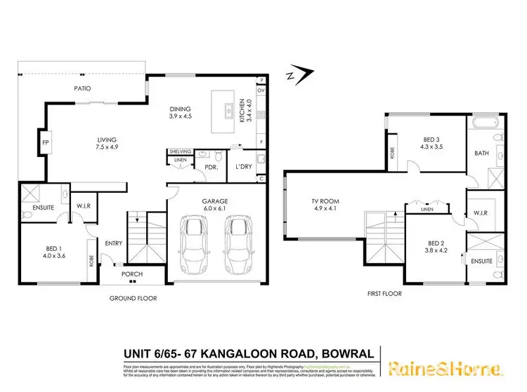 Floorplan of Homely townhouse listing, 6/65-67 Kangaloon Road, Bowral NSW 2576