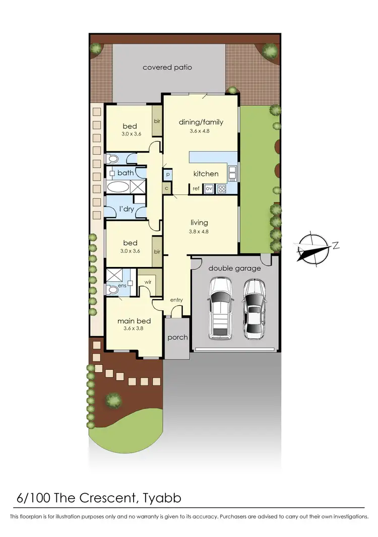 Floorplan of Homely unit listing, 6/100 The Crescent, Tyabb VIC 3913