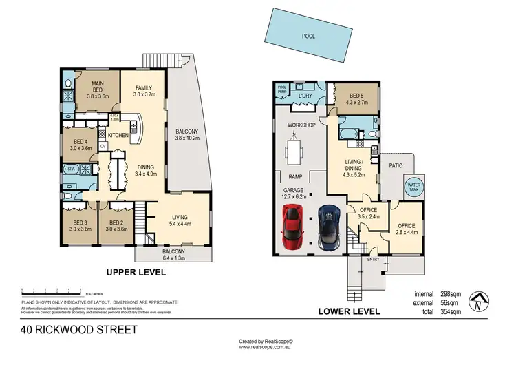 Floorplan of Homely house listing, 40 Rickwood Street, Carina QLD 4152