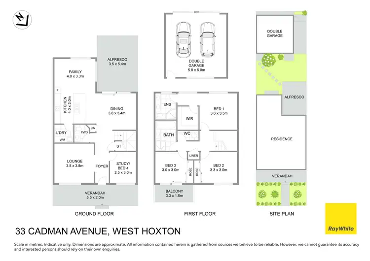 Floorplan of Homely house listing, 33 Cadman Avenue, West Hoxton NSW 2171