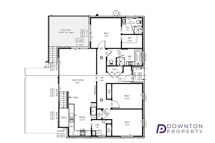 Floorplan of Homely townhouse listing, 99 Oakdowns Parade, Oakdowns TAS 7019