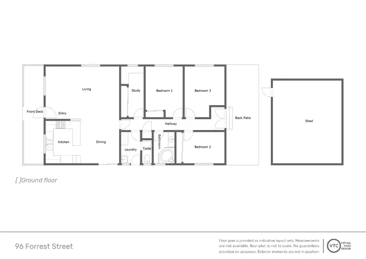 Floorplan of Homely house listing, 96 Forrest Street, South Boulder WA 6432