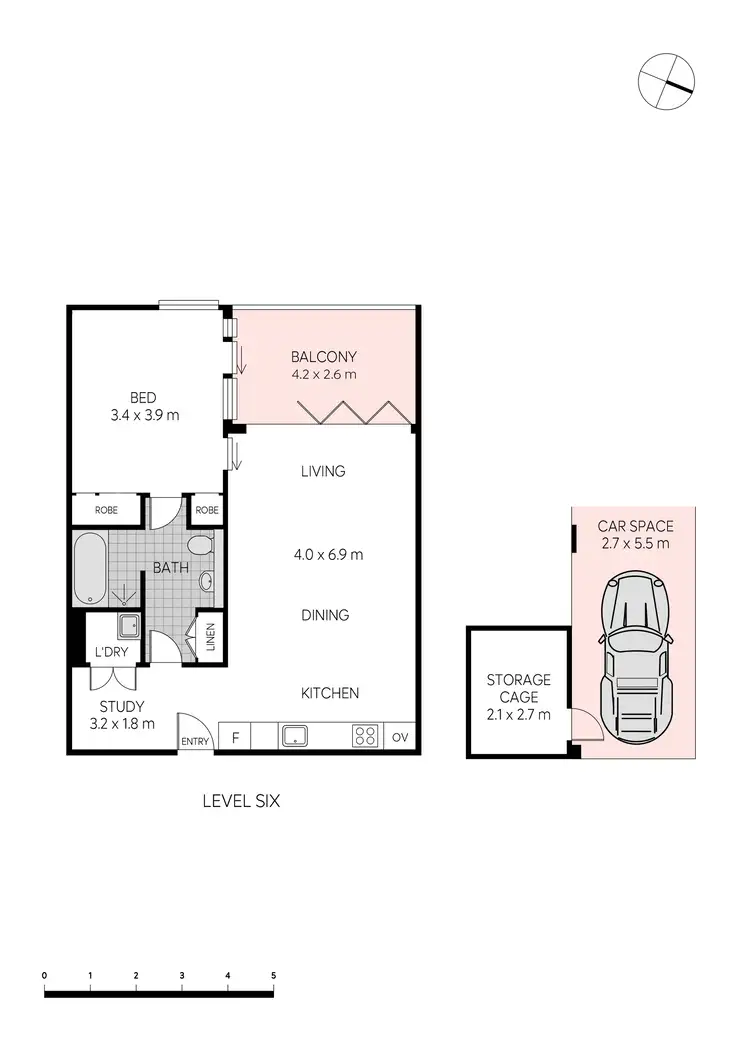 Floorplan of Homely apartment listing, 612/1 Sterling Circuit, Camperdown NSW 2050