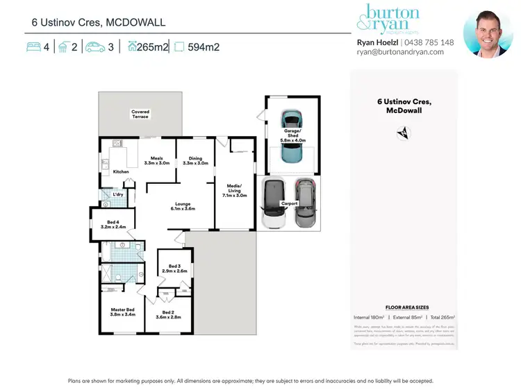 Floorplan of Homely house listing, 6 Ustinov Crescent, Mcdowall QLD 4053