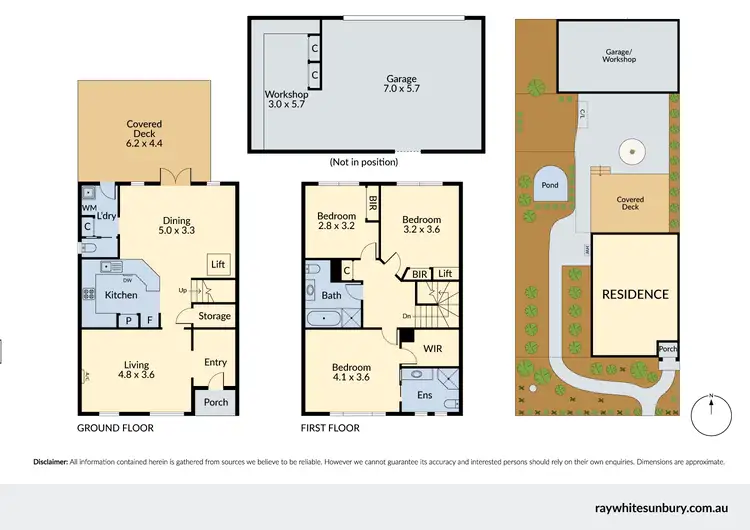 Floorplan of Homely house listing, 8 Lauriston Walk North, Sunbury VIC 3429