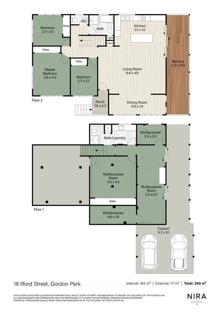 Floorplan of Homely house listing, 18 Ilford Street, Gordon Park QLD 4031