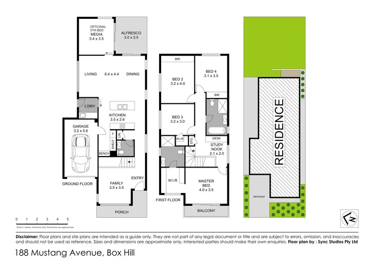 Floorplan of Homely house listing, 188 Mustang Avenue, Box Hill NSW 2765