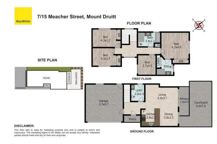 Floorplan of Homely townhouse listing, 7/15 Meacher Street, Mount Druitt NSW 2770