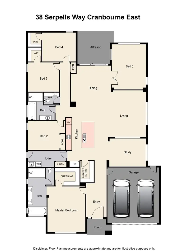 Floorplan of Homely house listing, 38 Serpells Way, Cranbourne East VIC 3977