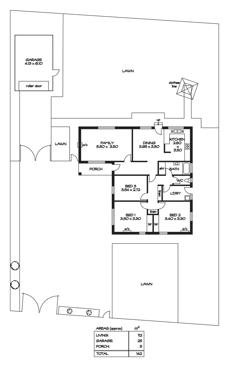 Floorplan of Homely house listing, 10 Lock Crescent, Pooraka SA 5095