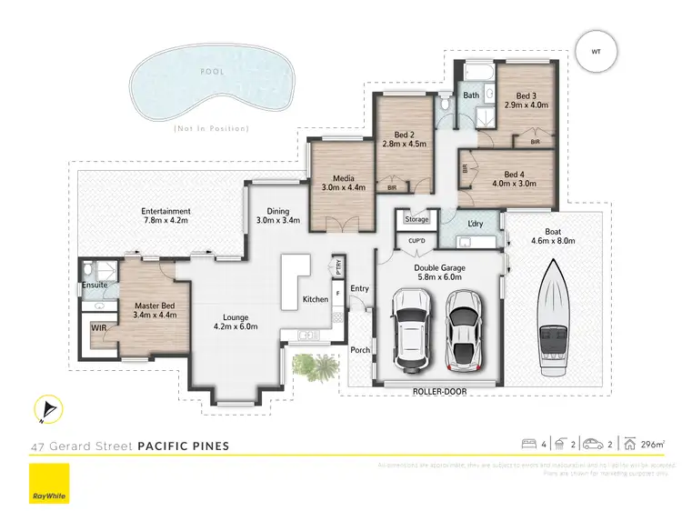 Floorplan of Homely house listing, 47 Gerard Street, Pacific Pines QLD 4211