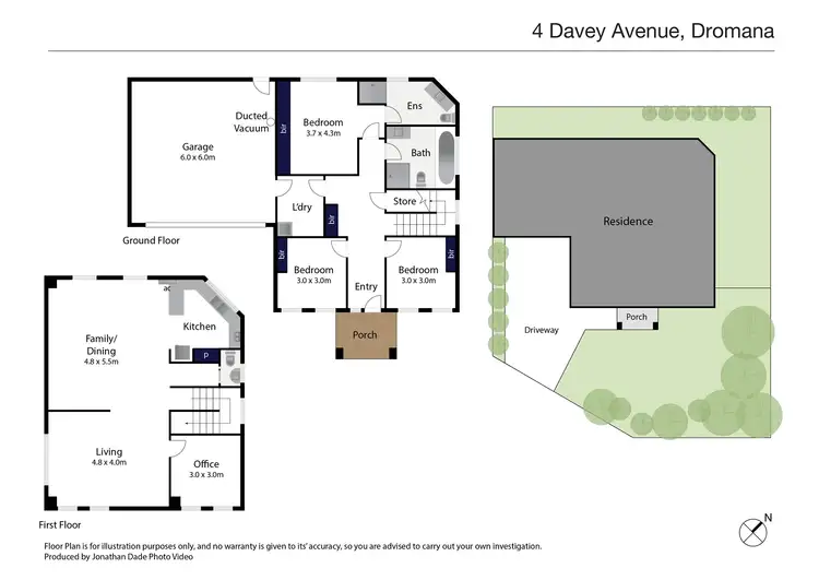 Floorplan of Homely house listing, 4 Davey Avenue, Dromana VIC 3936