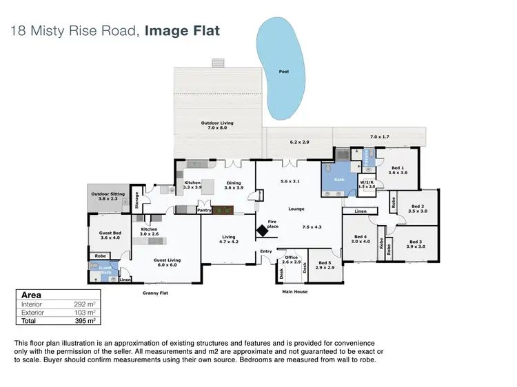 Floorplan of Homely house listing, 18 Misty Rise Road, Image Flat QLD 4560