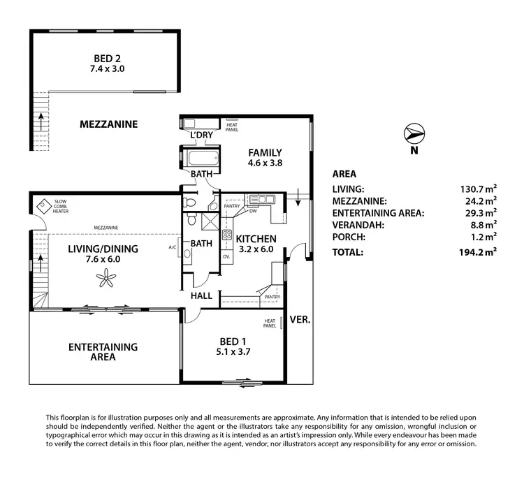 Floorplan of Homely rural property listing, 118b Shillabeer Road, Oakbank SA 5243