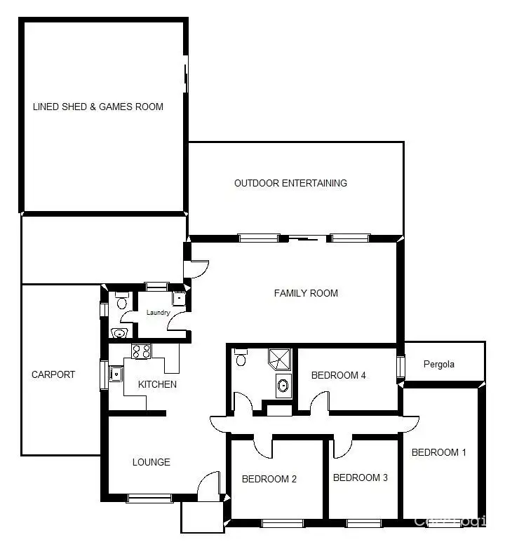 Floorplan of Homely house listing, 21 King Street, Port Augusta SA 5700
