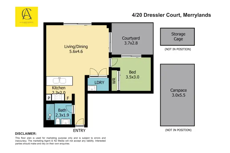 Floorplan of Homely apartment listing, 4/20 Dressler Court, Merrylands NSW 2160